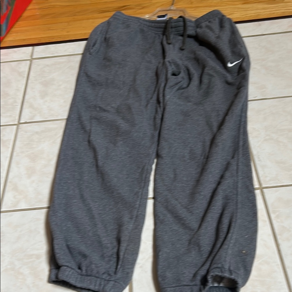 Nike Gray Sweatpants Relaxed Fit Joggers